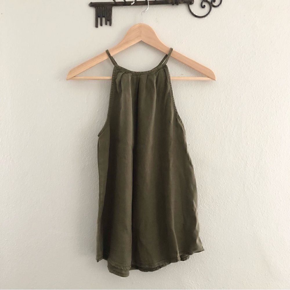 Army Green XXS Lyocell tank top